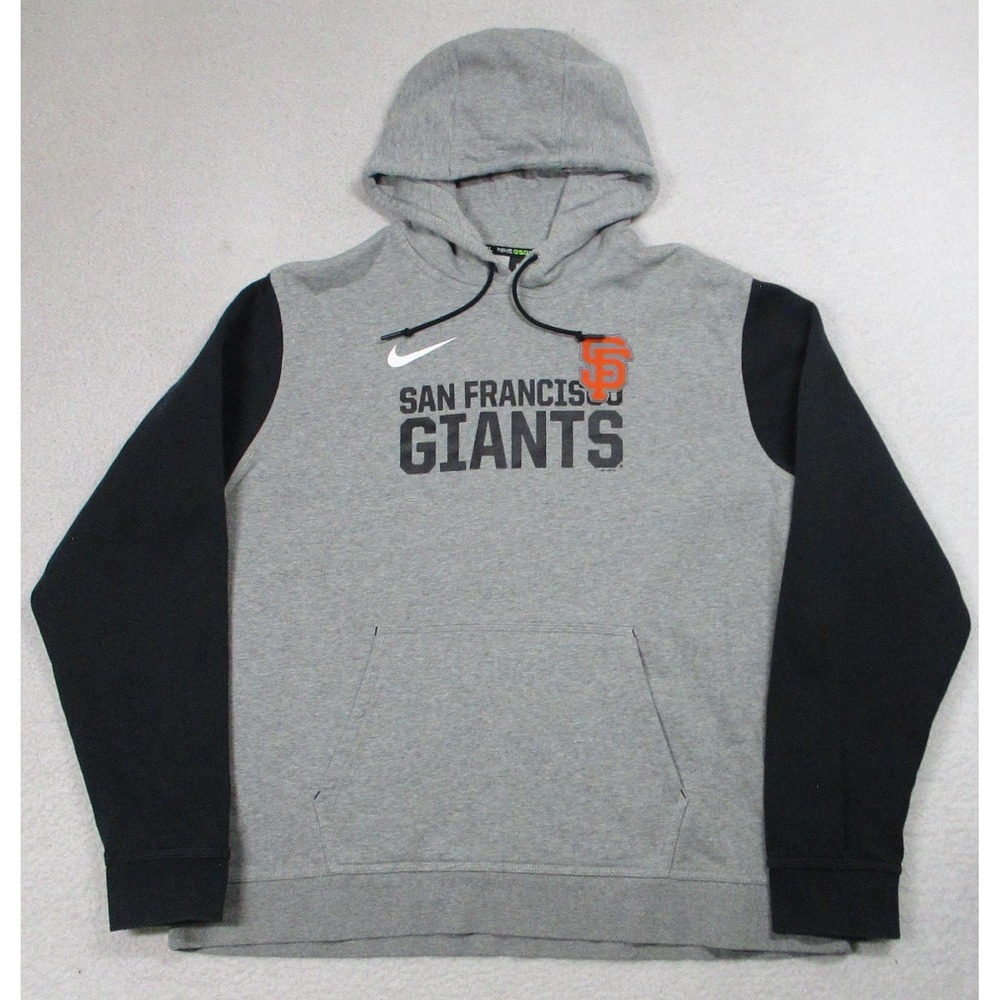 Nike San Francisco Giants‎ Hoodie Mens 2XL Gray MLB Baseball Pullover Fleece